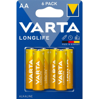 Varta LONGLIFE LR6/AA x 6 pilas (blister)
