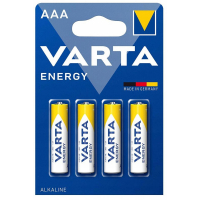 Varta ENERGY LR03/AAA x 4 pilas (blister)